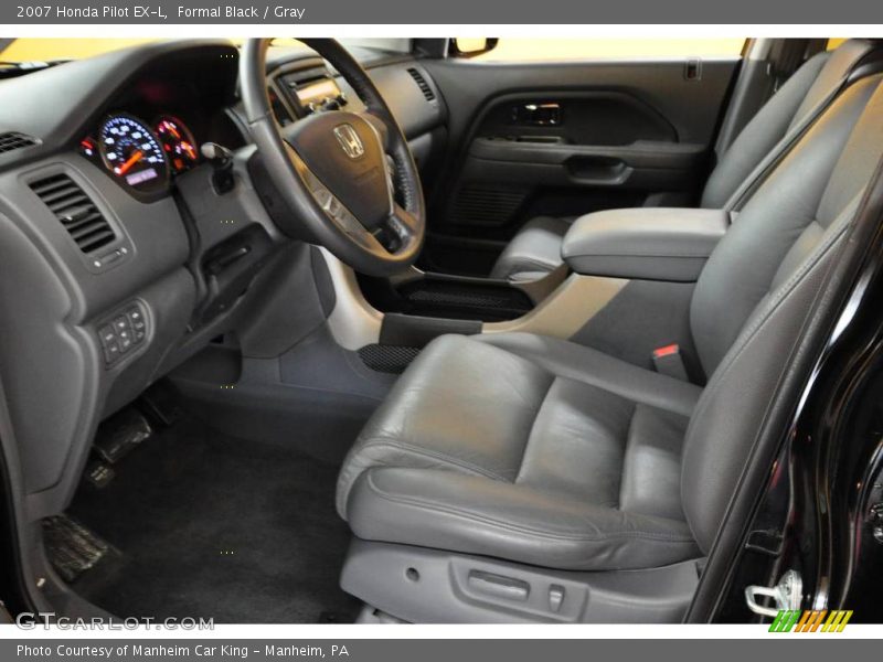 Formal Black / Gray 2007 Honda Pilot EX-L