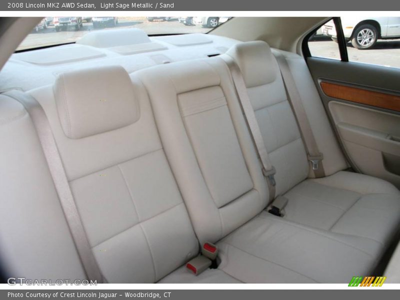 Light Sage Metallic / Sand 2008 Lincoln MKZ AWD Sedan