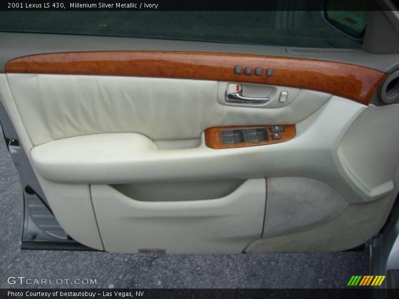 Millenium Silver Metallic / Ivory 2001 Lexus LS 430