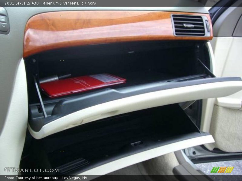 Millenium Silver Metallic / Ivory 2001 Lexus LS 430