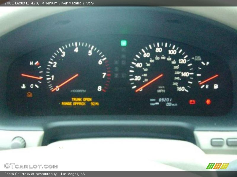 Millenium Silver Metallic / Ivory 2001 Lexus LS 430