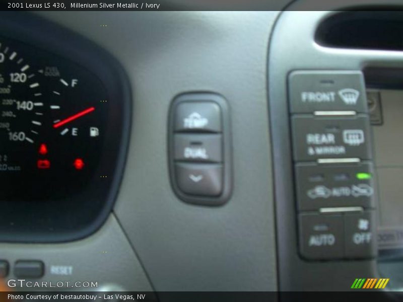 Millenium Silver Metallic / Ivory 2001 Lexus LS 430