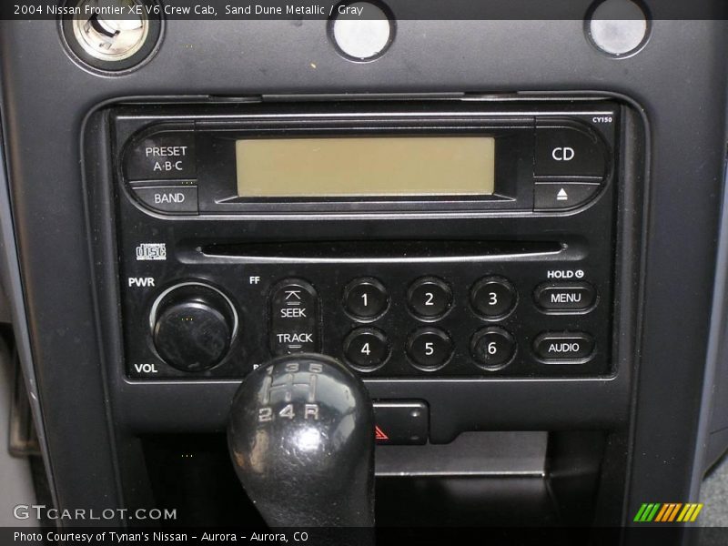 Sand Dune Metallic / Gray 2004 Nissan Frontier XE V6 Crew Cab