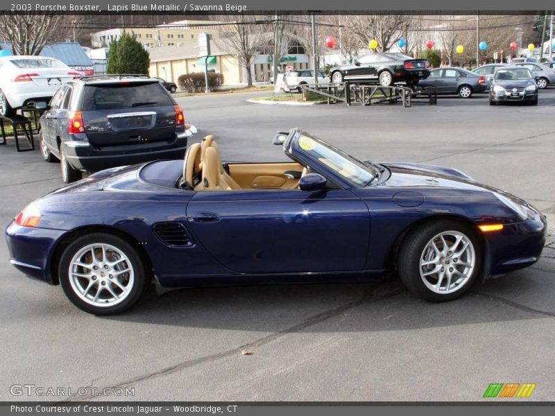 Lapis Blue Metallic / Savanna Beige 2003 Porsche Boxster