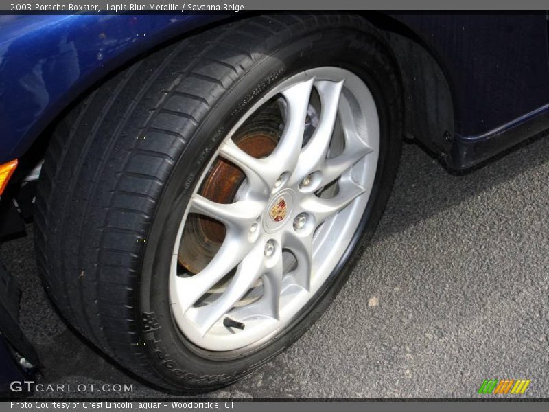 Lapis Blue Metallic / Savanna Beige 2003 Porsche Boxster