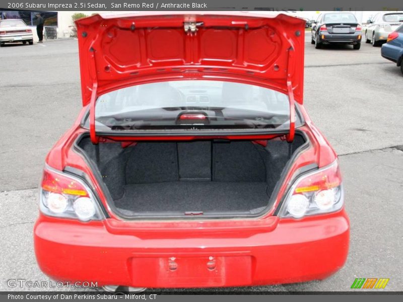 San Remo Red / Anthracite Black 2006 Subaru Impreza 2.5i Sedan