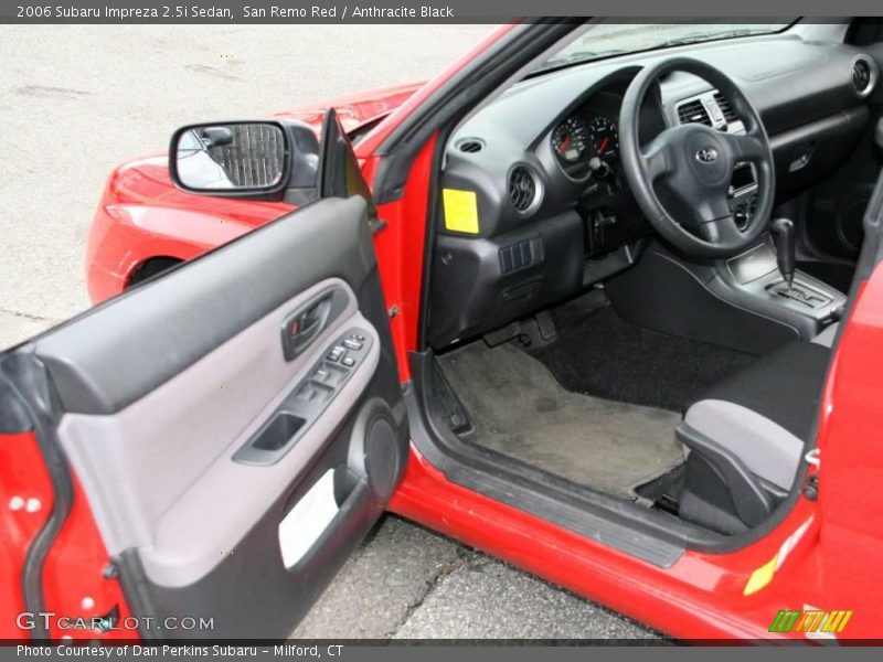 San Remo Red / Anthracite Black 2006 Subaru Impreza 2.5i Sedan