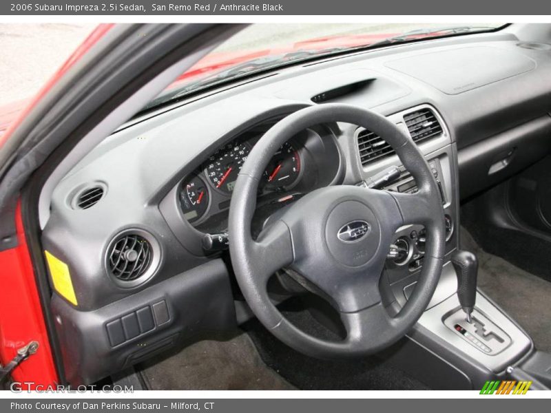 San Remo Red / Anthracite Black 2006 Subaru Impreza 2.5i Sedan