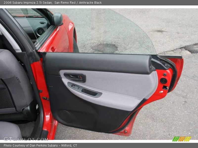 San Remo Red / Anthracite Black 2006 Subaru Impreza 2.5i Sedan
