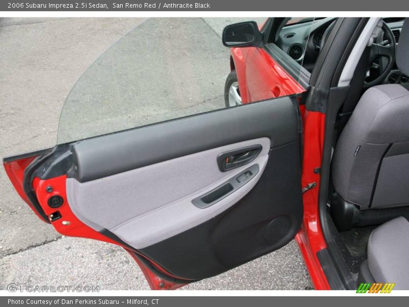 San Remo Red / Anthracite Black 2006 Subaru Impreza 2.5i Sedan