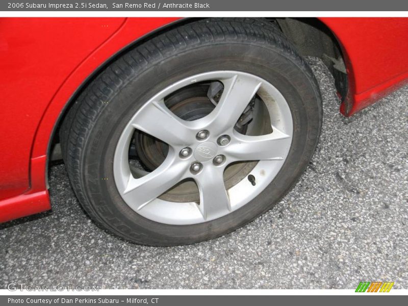 San Remo Red / Anthracite Black 2006 Subaru Impreza 2.5i Sedan