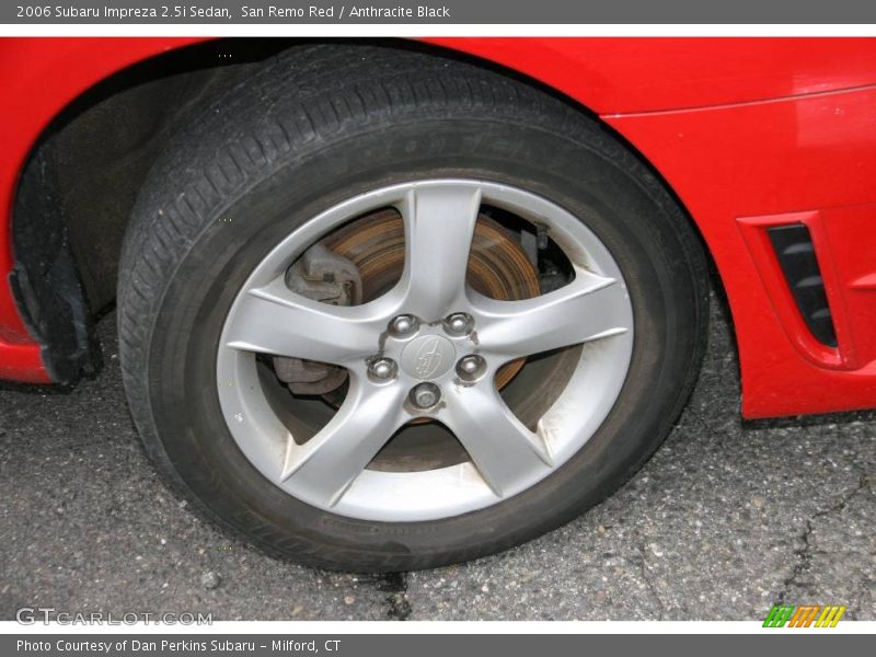 San Remo Red / Anthracite Black 2006 Subaru Impreza 2.5i Sedan