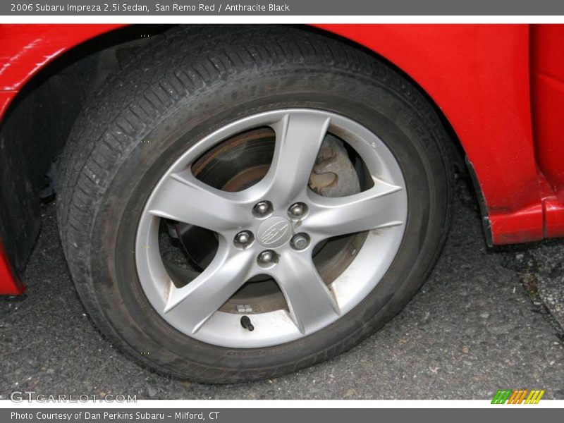 San Remo Red / Anthracite Black 2006 Subaru Impreza 2.5i Sedan