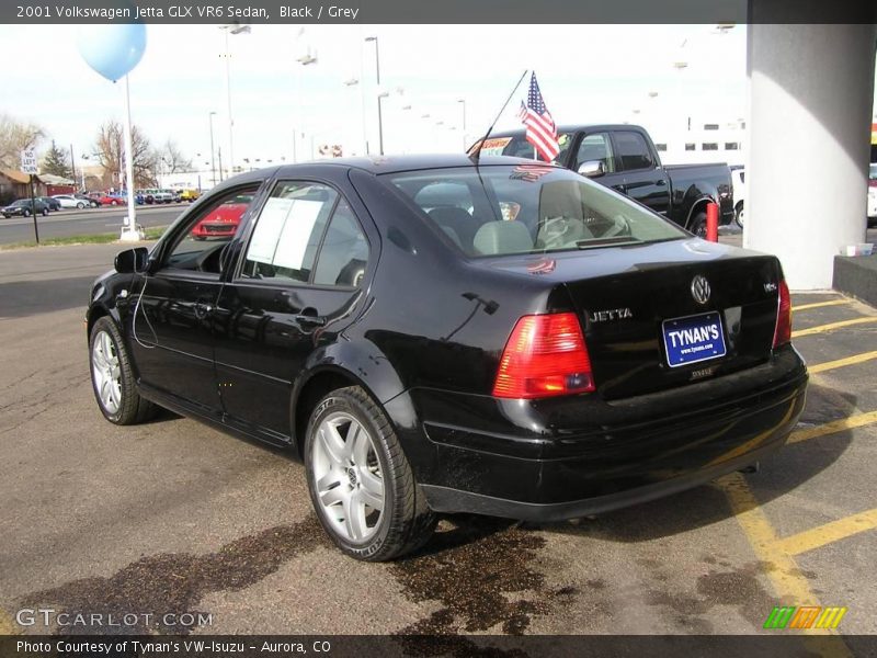 Black / Grey 2001 Volkswagen Jetta GLX VR6 Sedan