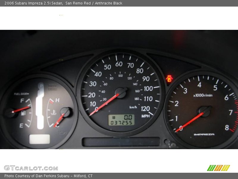 San Remo Red / Anthracite Black 2006 Subaru Impreza 2.5i Sedan