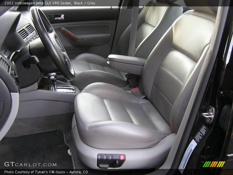 Black / Grey 2001 Volkswagen Jetta GLX VR6 Sedan