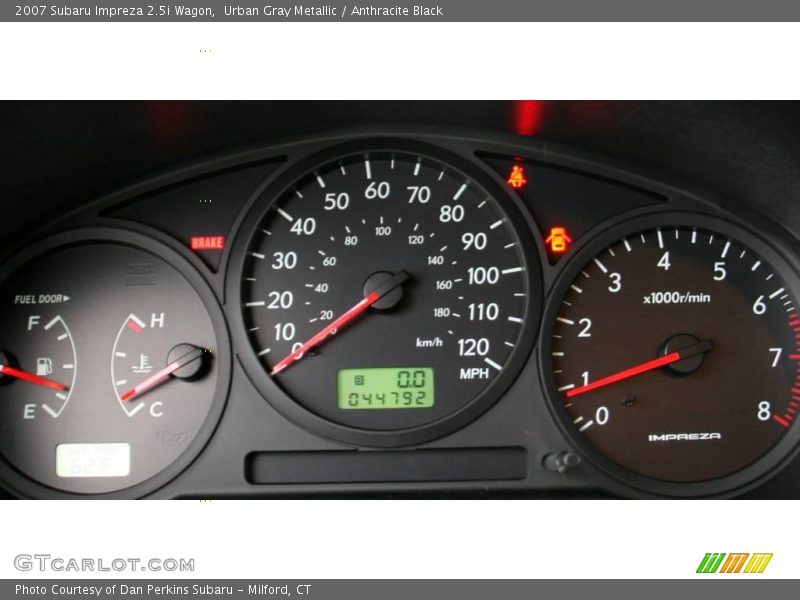 Urban Gray Metallic / Anthracite Black 2007 Subaru Impreza 2.5i Wagon