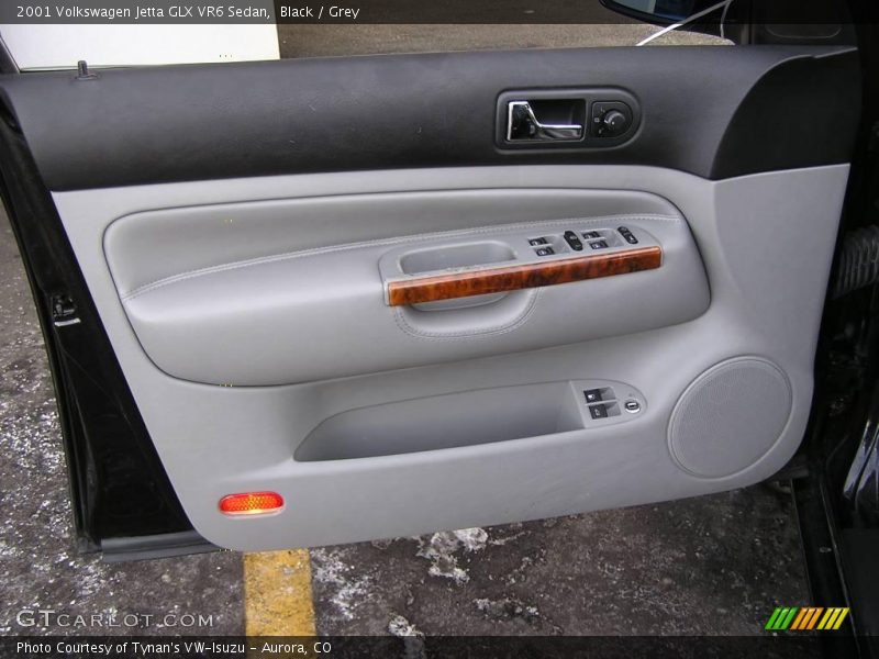 Black / Grey 2001 Volkswagen Jetta GLX VR6 Sedan