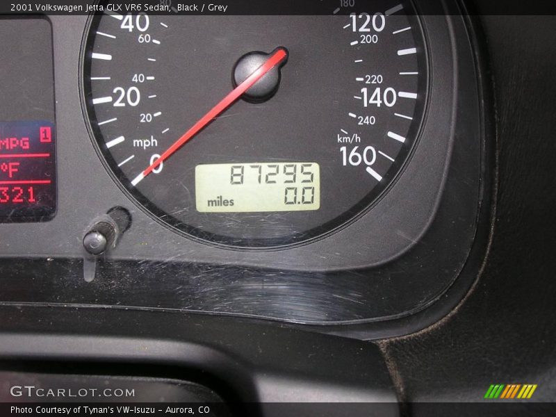 Black / Grey 2001 Volkswagen Jetta GLX VR6 Sedan
