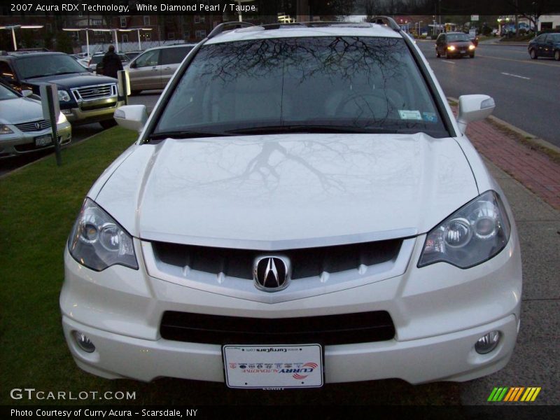 White Diamond Pearl / Taupe 2007 Acura RDX Technology