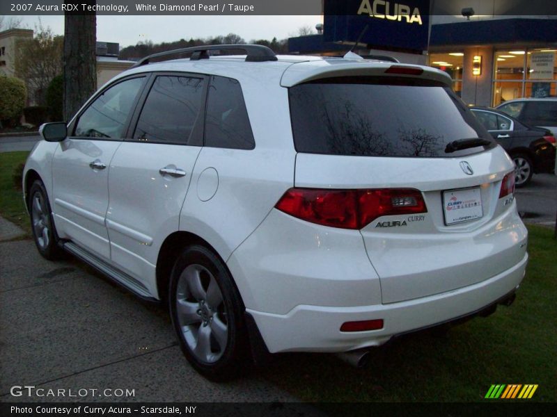 White Diamond Pearl / Taupe 2007 Acura RDX Technology