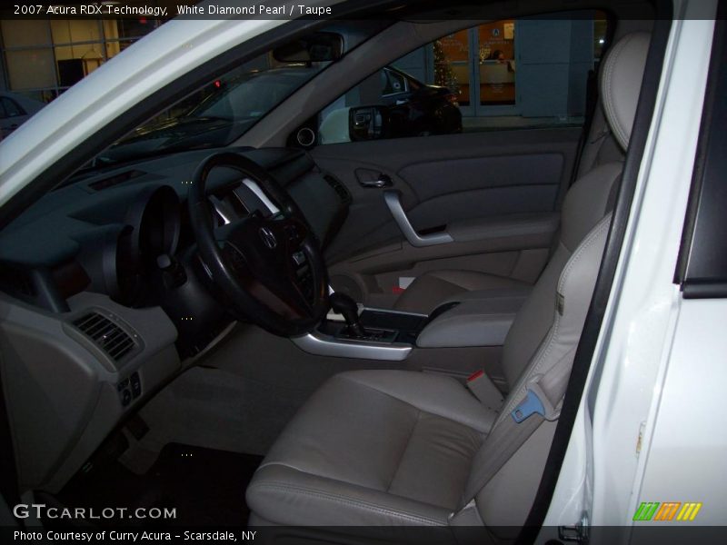 White Diamond Pearl / Taupe 2007 Acura RDX Technology