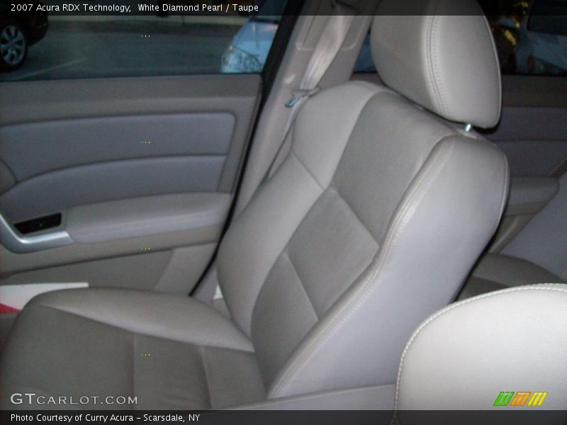 White Diamond Pearl / Taupe 2007 Acura RDX Technology