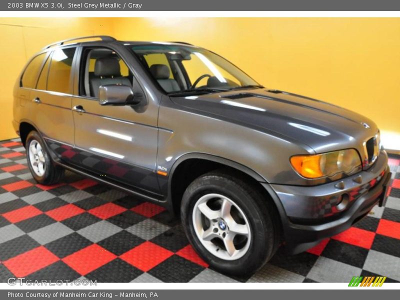 Steel Grey Metallic / Gray 2003 BMW X5 3.0i