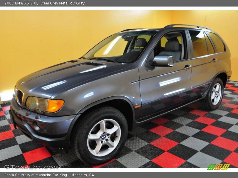 Steel Grey Metallic / Gray 2003 BMW X5 3.0i