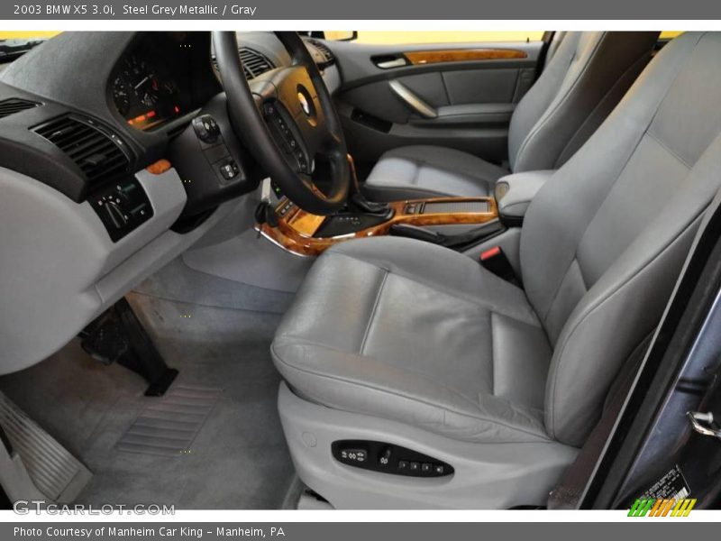Steel Grey Metallic / Gray 2003 BMW X5 3.0i