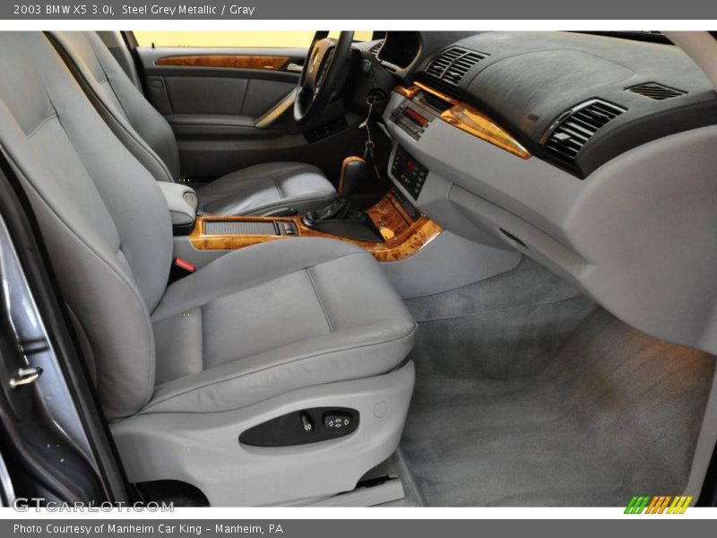 Steel Grey Metallic / Gray 2003 BMW X5 3.0i