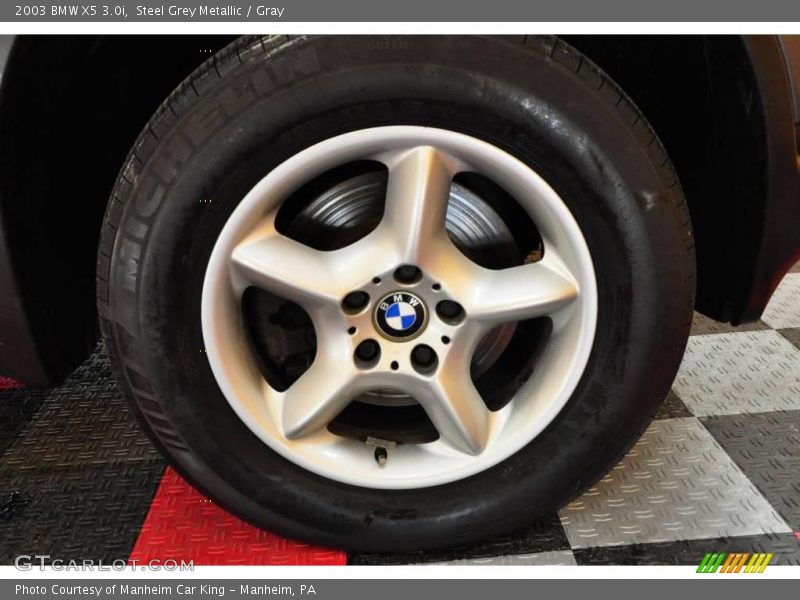 Steel Grey Metallic / Gray 2003 BMW X5 3.0i