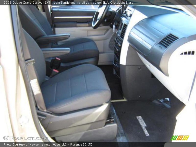 Light Sandstone Metallic / Medium Slate Gray/Light Shale 2008 Dodge Grand Caravan SXT