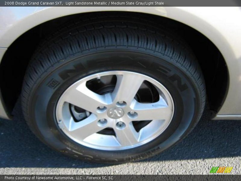 Light Sandstone Metallic / Medium Slate Gray/Light Shale 2008 Dodge Grand Caravan SXT