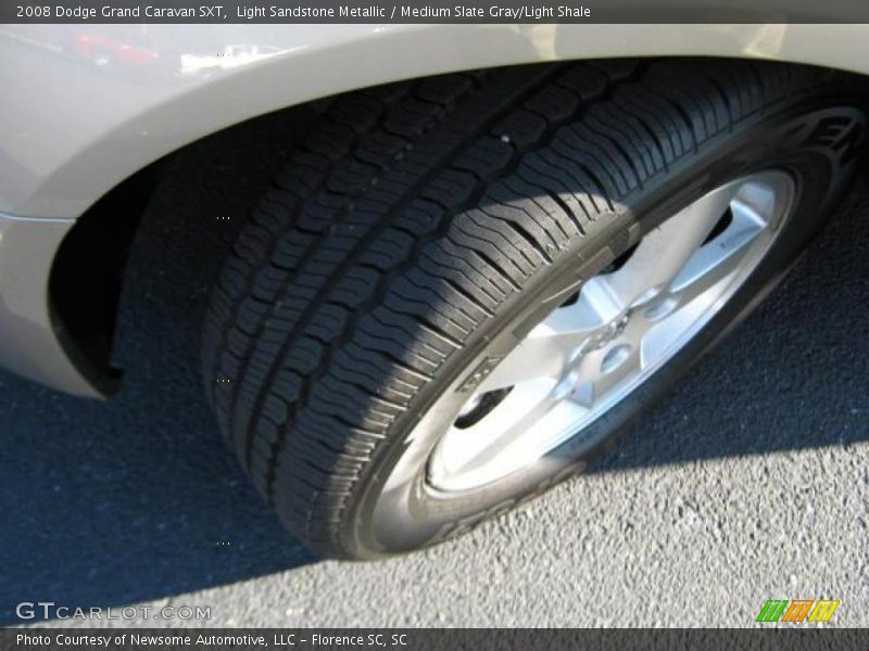 Light Sandstone Metallic / Medium Slate Gray/Light Shale 2008 Dodge Grand Caravan SXT