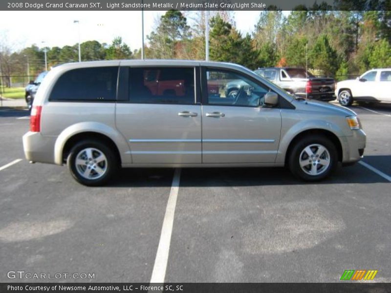 Light Sandstone Metallic / Medium Slate Gray/Light Shale 2008 Dodge Grand Caravan SXT