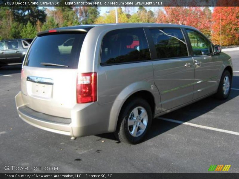 Light Sandstone Metallic / Medium Slate Gray/Light Shale 2008 Dodge Grand Caravan SXT