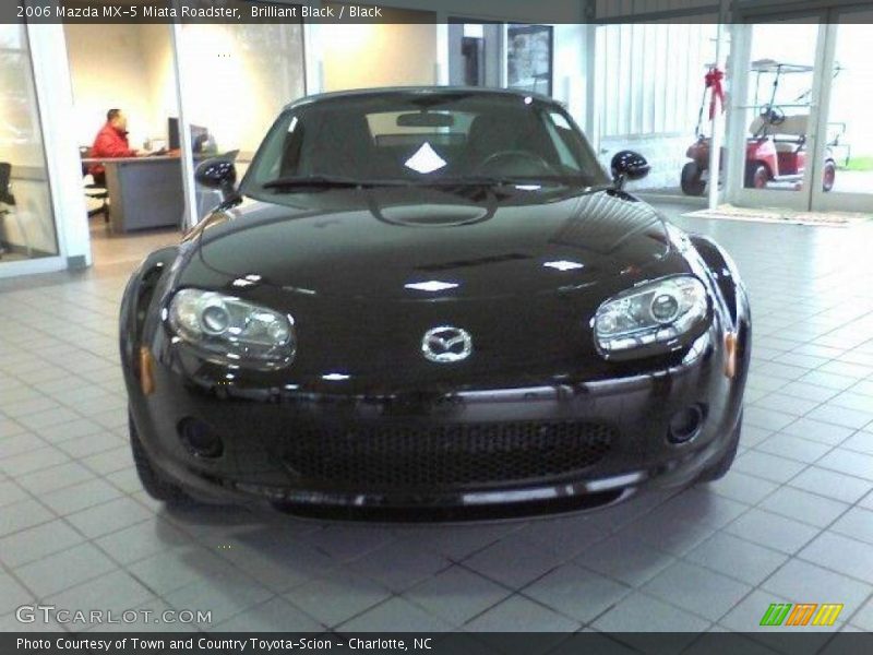 Brilliant Black / Black 2006 Mazda MX-5 Miata Roadster