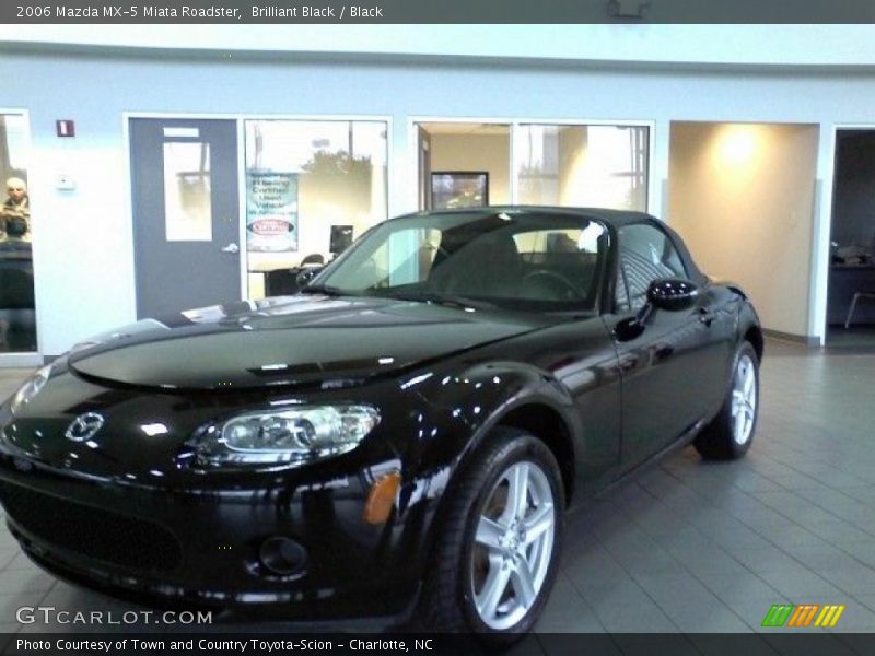 Brilliant Black / Black 2006 Mazda MX-5 Miata Roadster