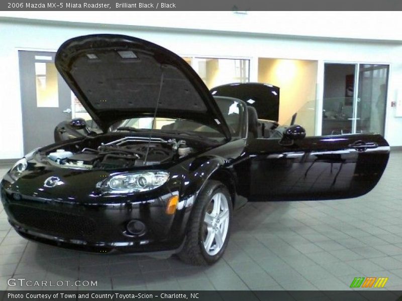 Brilliant Black / Black 2006 Mazda MX-5 Miata Roadster
