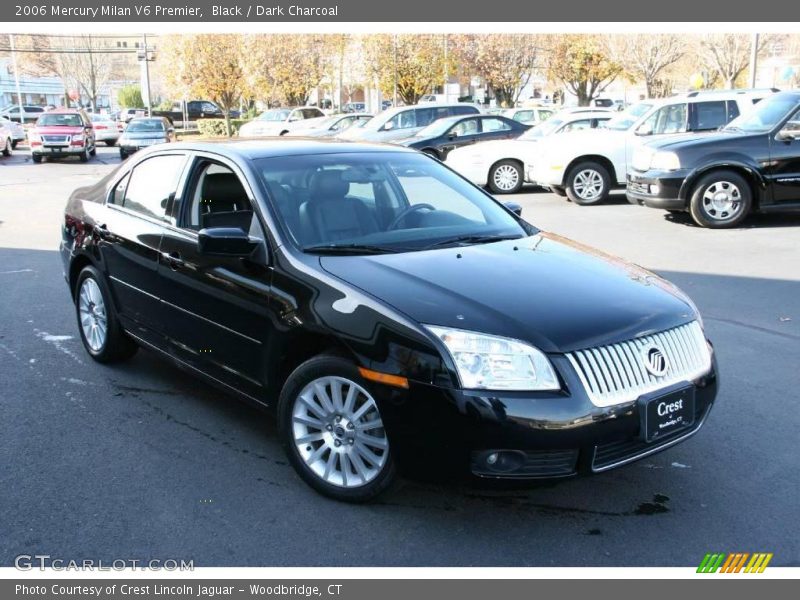 Black / Dark Charcoal 2006 Mercury Milan V6 Premier