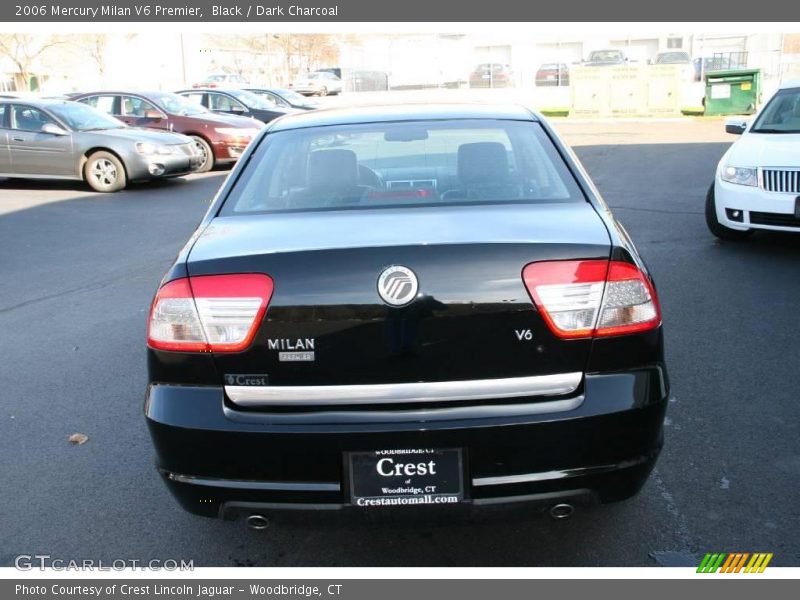 Black / Dark Charcoal 2006 Mercury Milan V6 Premier
