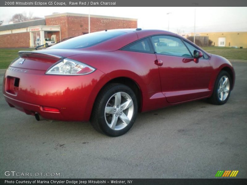 Rave Red / Dark Charcoal 2008 Mitsubishi Eclipse GS Coupe
