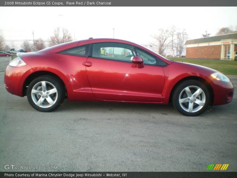 Rave Red / Dark Charcoal 2008 Mitsubishi Eclipse GS Coupe