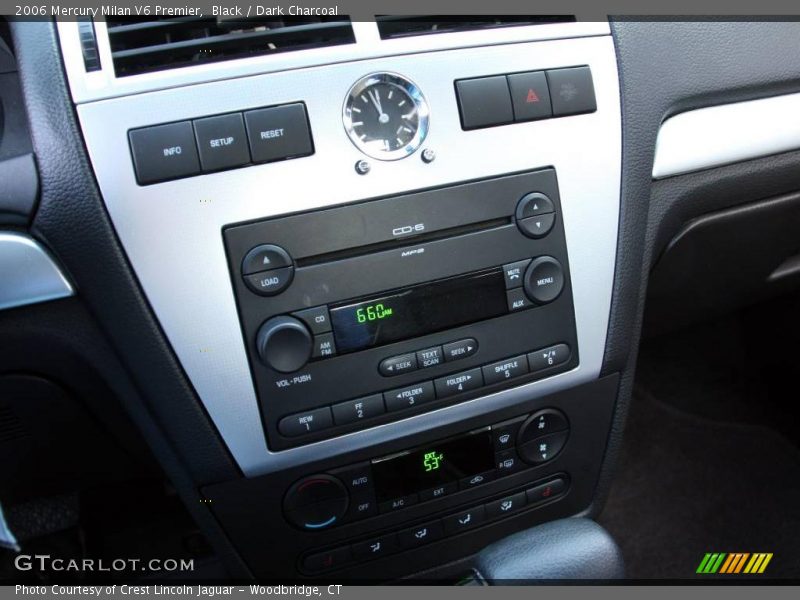 Black / Dark Charcoal 2006 Mercury Milan V6 Premier