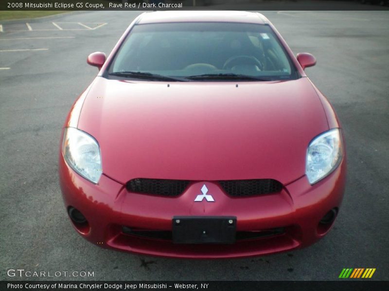 Rave Red / Dark Charcoal 2008 Mitsubishi Eclipse GS Coupe