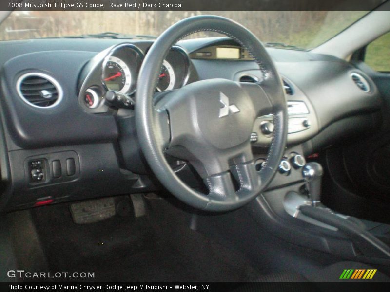 Rave Red / Dark Charcoal 2008 Mitsubishi Eclipse GS Coupe