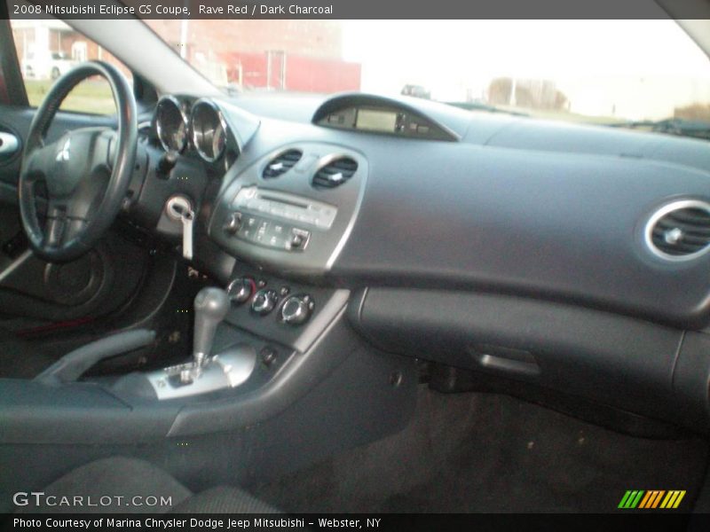 Rave Red / Dark Charcoal 2008 Mitsubishi Eclipse GS Coupe