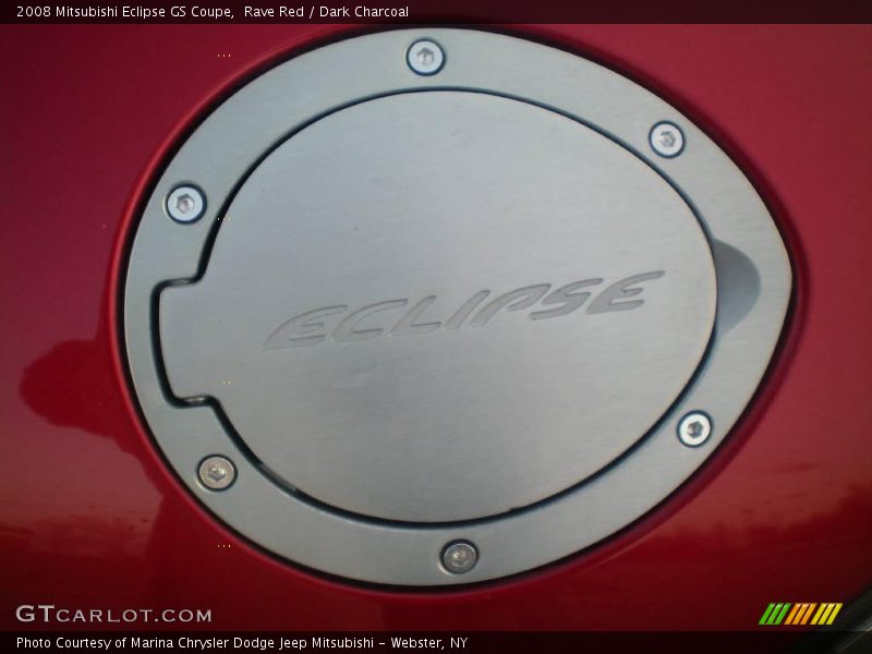 Rave Red / Dark Charcoal 2008 Mitsubishi Eclipse GS Coupe