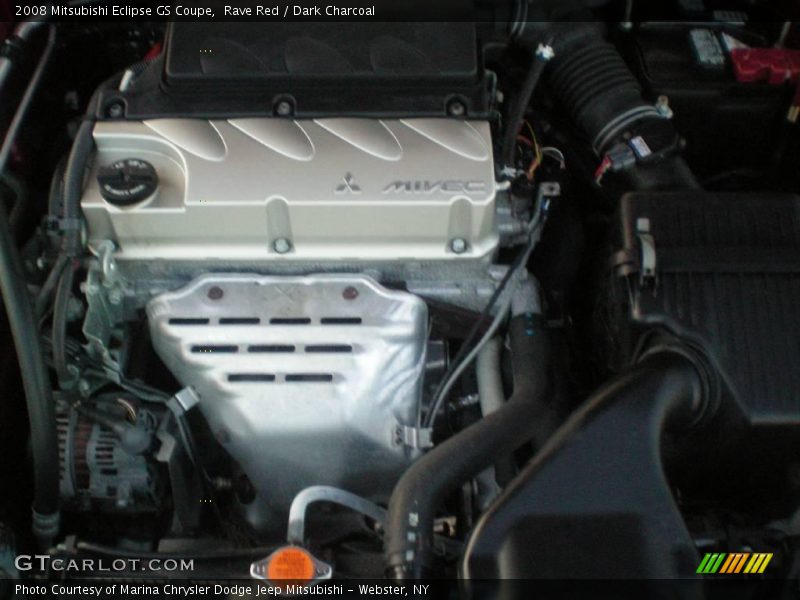 Rave Red / Dark Charcoal 2008 Mitsubishi Eclipse GS Coupe